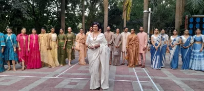 আয়োজনে অংশ নেন দেশের ৫০ জন মডেল