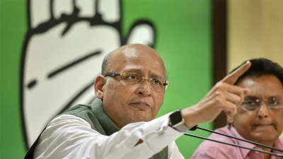 কংগ্রেসের মুখপাত্র অভিষেক মনু সিংভি