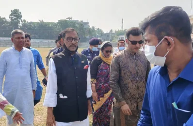 আওয়ামী লীগের সাধারণ সম্পাদক এবং সড়ক পরিবহন ও সেতুমন্ত্রী ওবায়দুল কাদের।