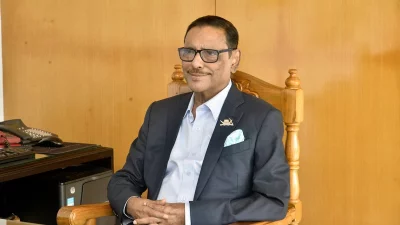 আওয়ামী লীগের সাধারণ সম্পাদক ওবায়দুল কাদের। 