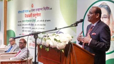 ভূমিমন্ত্রী সাইফুজ্জামান চৌধুরী। ছবি: সংগৃহীত
