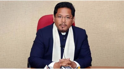  মেঘালয়ের মুখ্যমন্ত্রী কনরাড সাংমা 