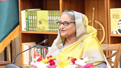 প্রধানমন্ত্রী শেখ হাসিনা ছবি: ফোকাস বাংলা