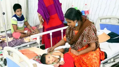 হাসপাতালে ডেঙ্গু রোগী। সংগৃহীত ছবি