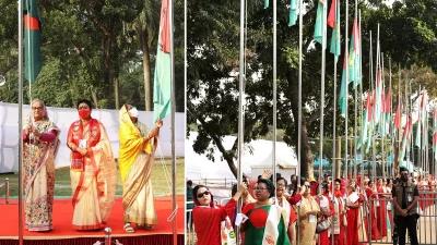 মহিলা আওয়ামী লীগের সম্মেলন। ছবি: ফোকাস বাংলা