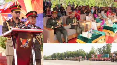 লাইট ট্যাংক ভিটি-৫ কিউডব্লিউ ১৮ এ মিসাইল সিস্টেমের অন্তর্ভুক্তিকরণ অনুষ্ঠানে সেনা প্রধান