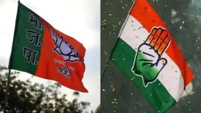 হিমাচল প্রদেশে বিজেপি-কংগ্রেসের লড়াই চলছে।