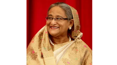 প্রধানমন্ত্রী শেখ হাসিনা।