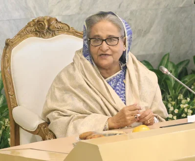 মন্ত্রিসভার বৈঠকে সভাপতিত্ব করেন প্রধানমন্ত্রী শেখ হাসিনা। ছবি: ফোকাস বাংলা