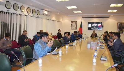  বঙ্গবন্ধু শেখ মুজিবুর রহমানসহ ১৪ ডিসেম্বর নিহত শহীদদের আত্মার শান্তি কামনা করে দোয়া 