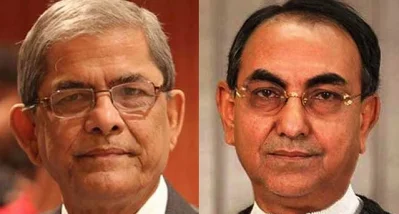 মির্জা ফখরুল ইসলাম আলমগীর ও মির্জা আব্বাস। ফাইল ছবি