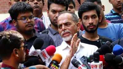 নিহত বুয়েট শিক্ষার্থী ফারদিনের বাবা। সংগৃহীত ছবি