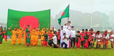 শিক্ষার্থীদের মনোজ্ঞ ডিসপ্লে। ছবি: ইত্তেফাক