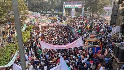 বিজয় শোভাযাত্রা। ছবি: সংগৃহীত