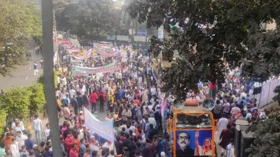 বিজয় শোভাযাত্রা। ছবি: সংগৃহীত