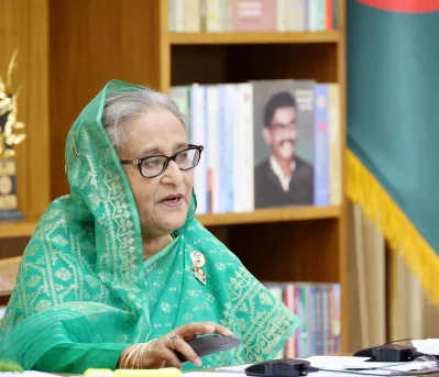 প্রধানমন্ত্রী শেখ হাসিনা। ছবি: ফোকাস বাংলা