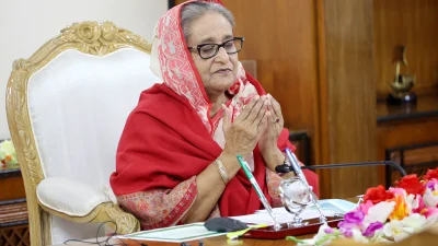 প্রধানমন্ত্রী শেখ হাসিনা। ছবি: ফোকাস বাংলা