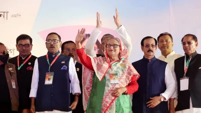 প্রধানমন্ত্রী শেখ হাসিনা। ছবি: ফোকাস বাংলা