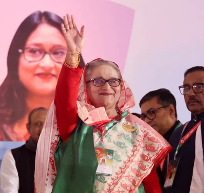 আওয়ামী লীগ সভানেত্রী শেখ হাসিনা