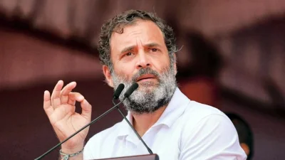 ভারতের জাতীয় কংগ্রেসের সাবেক সভাপতি ও দলটির অন্যতম শীর্ষস্থানীয় নেতা রাহুল গান্ধী