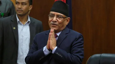 সিপিএন (মাওবাদী) নেতা পুষ্পকুমল দাহল প্রচণ্ড নেপালের নতুন প্রধানমন্ত্রী।