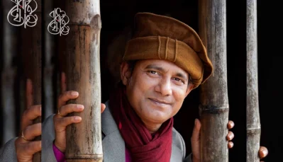 কবি এনামূল হক পলাশ। ছবি: বারীণ ঘোষ