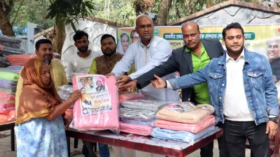 শীতার্ত মানুষের পাশে নিয়াজ মোর্শেদ এলিট