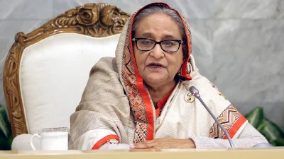 প্রধানমন্ত্রী শেখ হাসিনা। ছবি: ফোকাস বাংলা