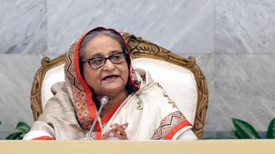 প্রধানমন্ত্রী শেখ হাসিনা। ছবি: ফোকাস বাংলা