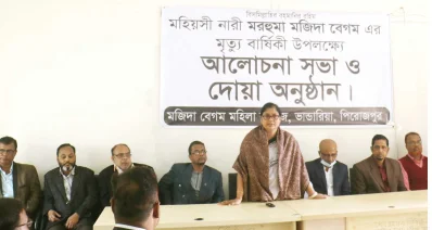 ভাণ্ডারিয়া মজিদা বেগম মহিলা বিশ্ববিদ্যালয় কলেজে আলোচনা সভা। 
