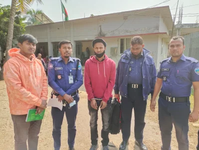 আটক মো. স্বপন মিয়া। ছবি: ইত্তেফাক