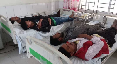 মারধরের শিকার হাসপাতালে চিকিৎসাধীন চার শ্রমিক