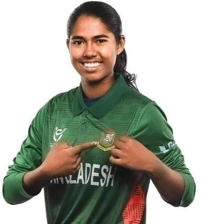 ক্রিকেটার স্বর্ণা। ছবি: সংগৃহীত