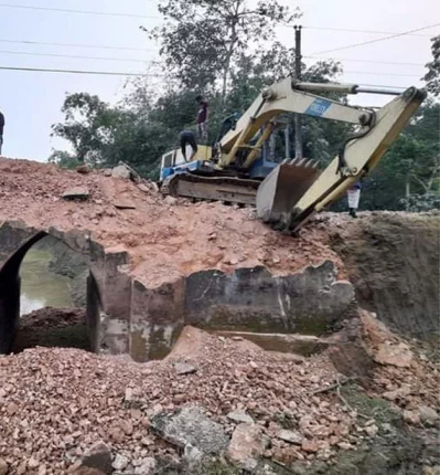 সিলেটে দেওয়ানের পুল ভাঙার কাজ স্থগিত