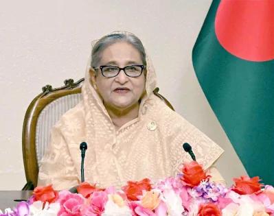 প্রধানমন্ত্রী শেখ হাসিনা। ছবি: ফোকাস বাংলা