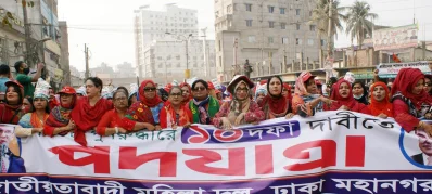 বিএনপির পদযাত্রা কর্মসূচি। ছবি: ফোকাস বাংলা