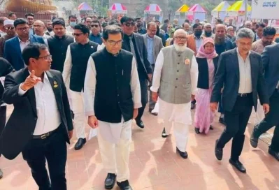 মাদারীপুর উৎসব-২০২৩ এর সমাপনী অনুষ্ঠানে অতিথি হিসেবে উপস্থিত ছিলেন প্রধানমন্ত্রীর শিল্প ও বিনিয়োগ উপদেষ্টা সালমান এফ রহমান এমপি