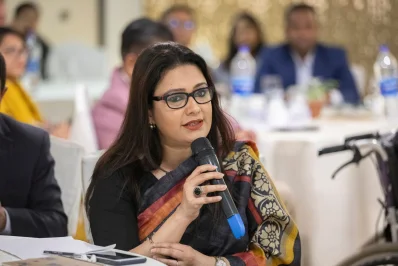প্রশ্নোত্তর পর্ব। ছবি: ইত্তেফাক