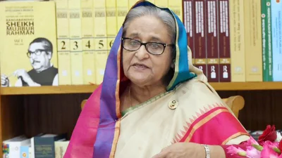 প্রধানমন্ত্রী শেখ হাসিনা। ছবি: ফোকাস বাংলা 