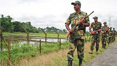 ডিআইজি জানান, পুরোনো কাঁটাতারের বেড়া অনেক জায়গাতেই আবহাওয়ার কারনে আর চোরাকারবারীরা কেটে দেওয়ার ফলে নষ্ট হয়ে গেছে।