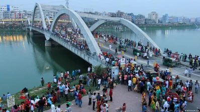 হাতিরঝিলের বর্তমান চিত্র। ফাইল ছবি
