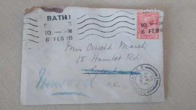 চিঠি পাঠানোর ১০০ বছর পর তা এসে প্রাপকের ঠিকানায় পৌঁছেছে। 