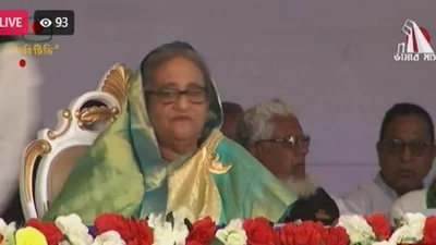 প্রধানমন্ত্রী শেখ হাসিনা। ছবি: ভিডিও থেকে নেওয়া