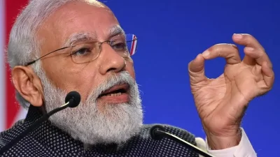 ভারতের প্রধানমন্ত্রী নরেন্দ্র মোদি।