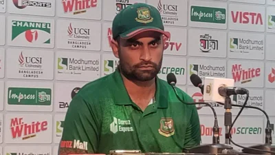 বাংলাদেশ ওয়ানডে দলের অধিনায়ক তামিম ইকবাল