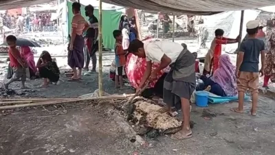 অগ্নিকাণ্ডে ক্ষতিগ্রস্ত হয়েছে ১২ থেকে ১৫ হাজার রোহিঙ্গা।