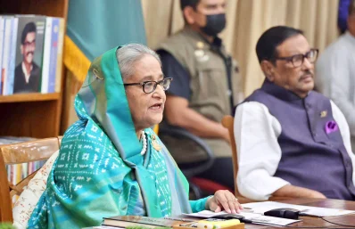 প্রধানমন্ত্রী শেখ হাসিনা। ছবি: ফোকাস বাংলা