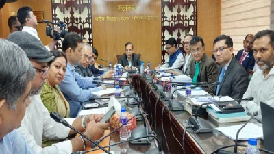 নাগরিক সমাজের প্রতিনিধিদের সঙ্গে আইনমন্ত্রীর বৈঠক।