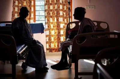 বার্ধক্য এখানে একমাত্র সমস্যা, বলেন ফাদার টমাস জন, যিনি কুম্বানাডে একটি বৃদ্ধাশ্রম চালান