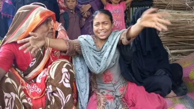 হতাহত স্বজনদের আহাজারি। ছবি: ইত্তেফাত